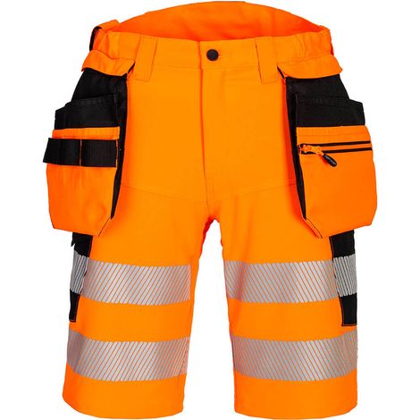 Holster corto Hi-vis Dx4 - 42 - Arancione/nero - Portwest