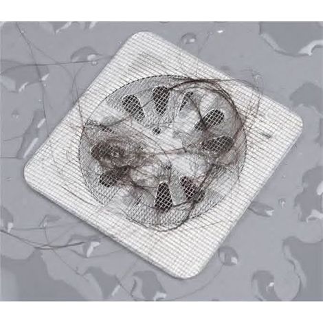 Autocollant Pour Drain De Douche - Maille Fine - Adhésif Résistant À L'Eau - Pour Lavabo Baignoire Cuisine Salle De Bain Buanderie - Lot De 100 (1/4)