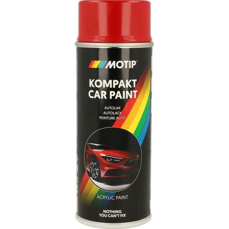 PEINTURE ACRYLIQUE KOMPAKT 41470 ROUGE BRILLANT 400ML MOTIP