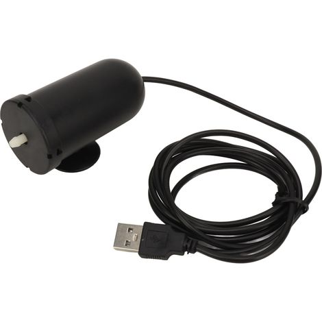 Pompe à oxygène USB pour poissons, bulles d'air uniformes, silencieuse et portable, pour aquarium et aquarium de pêche. Pompe à oxygène et à air pour aquarium. Pompe de sortie de gaz pour la pêche. (1/5)