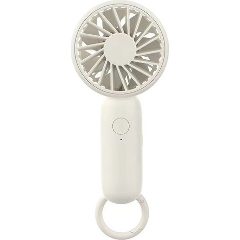 Mini ventilateur portable, ventilateur de poche, ventilateur de table USB personnel (Blanc 1)-AquaForge (1/3)