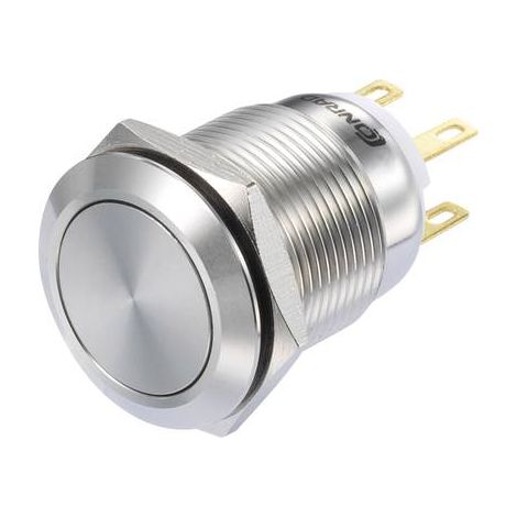 TRU COMPONENTS TC-8904676 LAS1-GQ-11/S Interrupteur à pression 250 V/AC 3 A 1 x On/(On) à rappel IP65 1 pc(s)