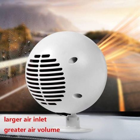 Ventilateur De Chauffage Automobile - 12 V - 180 W - Rotation 360° - Désembuage Et Refroidissement - 1 Pièce
