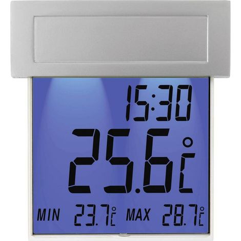 [NEUWERTIG] B-Ware TFA Solar-Fenster-Thermometer Digital Innentemperatur -10 bis +50 °C (1/2)