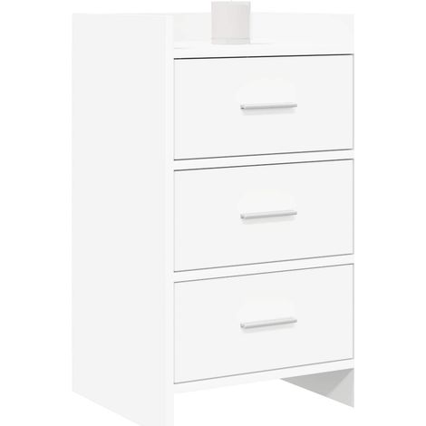 Maison Exclusive - Comodini Bianco 40 x 36 x 70 cm Legno ingegnerizzato (1/5)