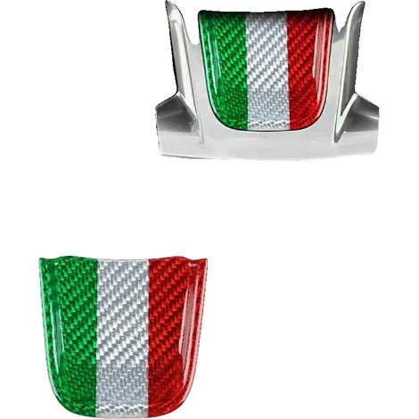 Rivestimento in fibra di carbonio, Posizionamento sul volante, Installazione semplice, Base tricolore (1/2)