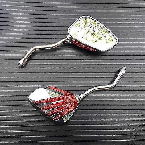 par de espejos retrovisores con forma de calavera para motocicleta Suzuki Boulevard M109R M50 M90 M95 C109R C50 C90 Marauder VZ 800 1600 (1/5)