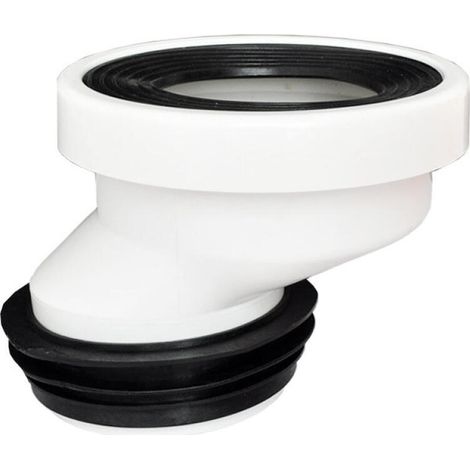 Raccord de WC décalé Pour raccords de déport 50 mm Pvc (1/5)