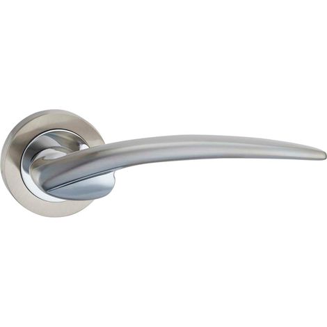 Manilla zamak níquel satinado roseta cuadrada puerta 52mm modelo 440 (1/5)