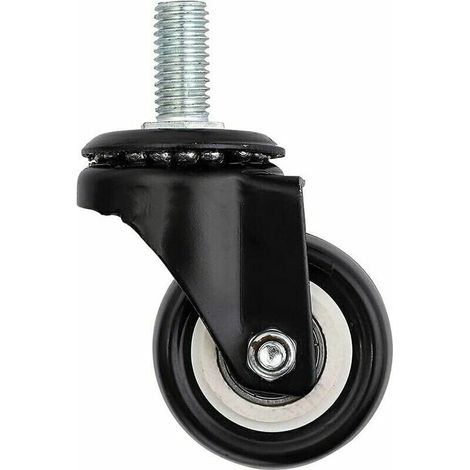 FOREHILL 2 Roue de Portail Roulant 6cm, Roulette à Suspension et lustre pour Portail Extensible, Roulette Support de Portail pour Porte de Jardin en Bois, Clture de Cour, Capacité de Charge 50Kg (1/4)