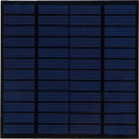 Módulo de panel solar de silicio policristalino de 3W y 12V para cargador de batería, proyecto científico DIY -Crezuo