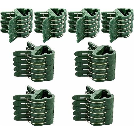 Jardin pour Tomates,40 PCS Pinces pour Plantes Plantes Grimpantes Support de Plantes Grimpantes Réutilisables pour Jardinage en Serre Végétaux Grimpants et Pinces à tiges d'orchidées. (1/5)