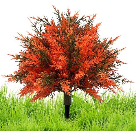 Cèdre Artificiel, Faux Arbres réalistes pour décoration de Porche Entretien Facile, 61 cm de Haut pour Cour, pelouse, Porche, aménagement paysager, Jardin, terrasse (1/5)