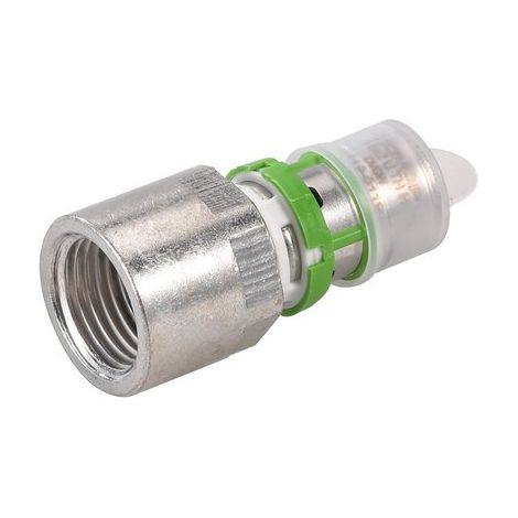 Manchon laiton droit multicouche à visser - Femelle 1' - Diamètre 26 mm