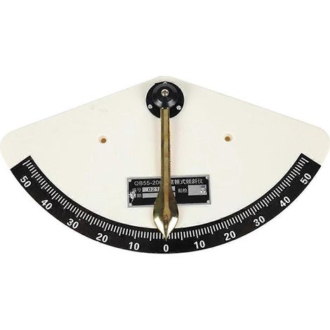 Inclinomètre de navire à pendule oscillant à 55 degrés avec échelles précises (1/5)