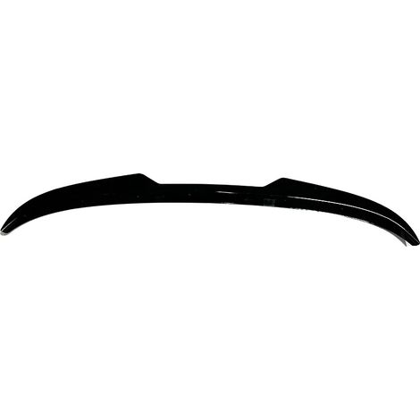 Spoiler trasero, ABS negro brillante, diseño aerodinámico, negro (1/2)