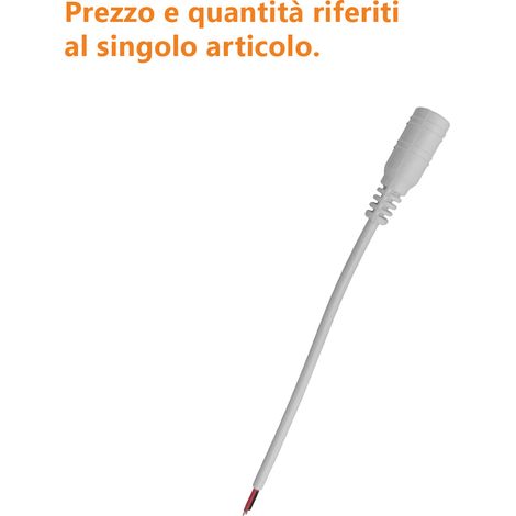 Câble Alimentation CC Femelle Alcapower 5,5x2,1mm Fils Dénudés Compatible 12-24V Idéal Caméras Appareils Photo et Systèmes LED Professionnels (1/2)