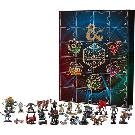 Calendrier de l'Avent de Noël, boîte surprise de 24 cadeaux aléatoires, figurines de Noël mignonnes, décoration pour les fêtes de Noël - G (1/5)