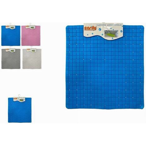 Trade Shop - TAPPETINO PVC-ANTISCIVOLOQUADRATO FÜR VASCA BAGNO DOCCIA 50X50 CM 59321 - (1/4)