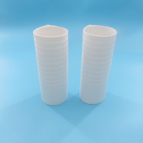 63PVC-Klimaanlagenöffnung, reservierte Anschlussöffnung, Rohrnut, Wanddurchführungsrohrmuffe, vertiefter Abschnitt, externe Rohrmuffe