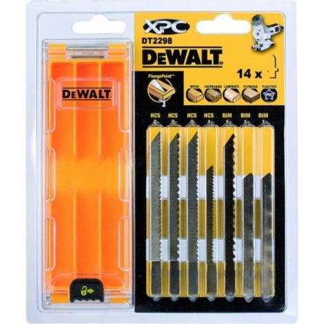 Dewalt  DT2298-QZ Set 14 Lame Seghetto Alternativo XPC Legno