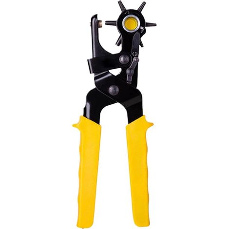 Herramienta perforadora de cuero,Alicates perforadores ergonómicos y resistentes para hacer agujeros,ideales para cuero y correas de bolsos (1/5)