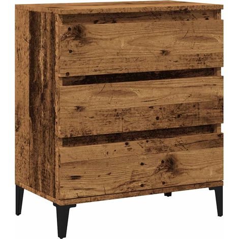 Maison Exclusive - Aparador de madera contrachapada envejecida 60