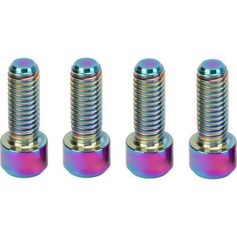 Titan-M6-16-mm-MTB-Scheibenbremsschrauben – 4er-Set Befestigungsschrauben für Fahrradbremssättel, hochfestes Fahrradzubehör