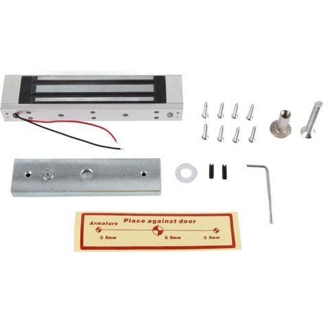 Serrure Magnétique électrique 24 V, Serrure Magnétique électrique Intégrée De 396 Lb Pour Système De Contrôle D'accès (1/5)