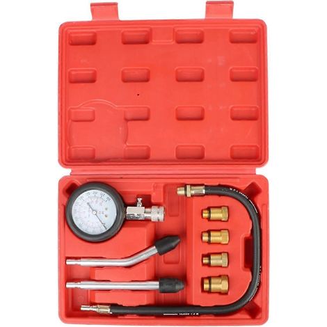 Kompressionsmesser für Benzinmotoren mit M10 M12 M14 Adapter--