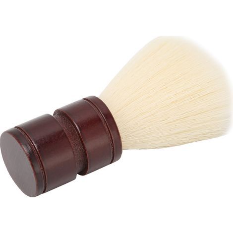 Brosse à Barbe Homme Professionnelle en Nylon Doux - Manche en Bois pour Soins Barbes (1/5)