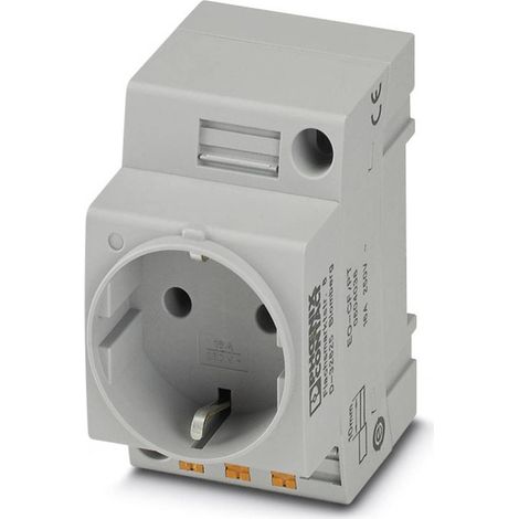 Prise 2P+T modulaire Phoenix Contact EO-CF/UT gris (L x l) 60 mm x 45 mm (1/2)