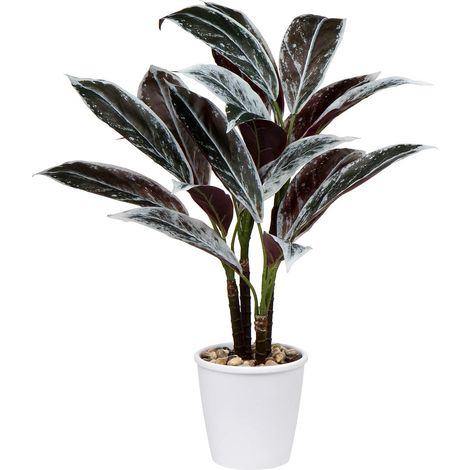 Pianta Artificiale in Vaso Decorativa 63 cm Cordyline Fruticosa (1/5)