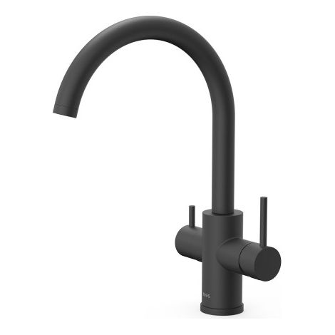 Mitigeur de cuisine 2 voies Noir mat - TRES 23045302NM (1/2)