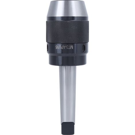 Mandrin de fraiseuse MT3-APU16 avec queue plate, mandrin intégré pour perçage (1/5)