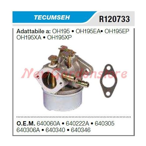 Vergaser TECUMSEH Rasenmäher Mäher OH195 OH195EA R120733