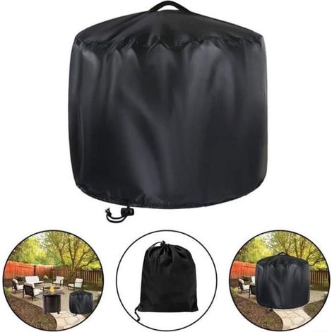 Sac De Protection - Pour Poêle D'Extérieur - Rond - D22×H14 Pouces - Imperméable - 1 Pièce (1/4)