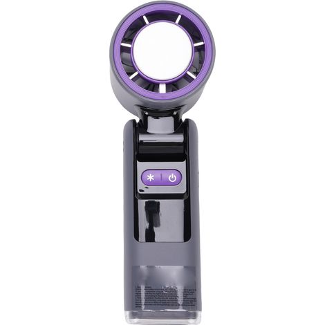 Ventilatore portatile a LED con funzione ghiaccio – 100 velocità, pieghevole, ricaricabile tramite USB (1/5)