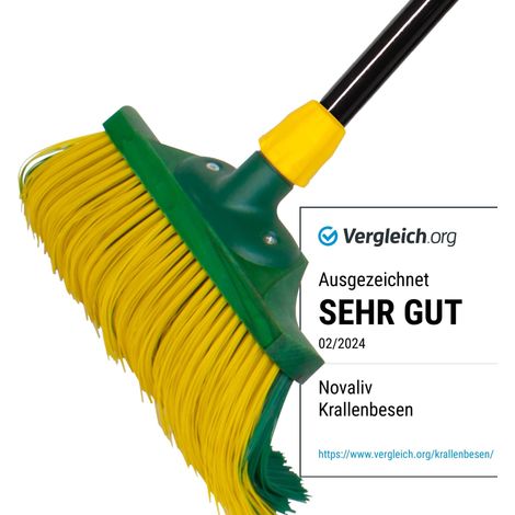 Novaliv Kehrgarnituren Besenkopf mit Stiel (1/5)