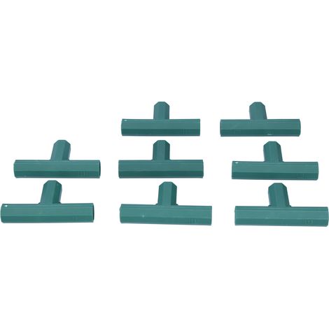 8 Pièces Connecteur en T pour Tuteur de Plante DIY, Adaptateur pour Support de Jardin 16mm (1/5)