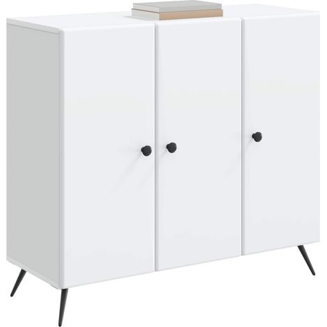 Sideboard/Anrichte/Buffet Weiß 89 x 34,5 x 80 cm Holzwerkstoff LXWW377919 (1/5)