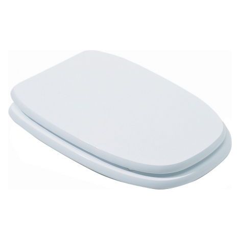 Coprivaso wc bagno mod.square in legno laccato bianco cm.36x45 sedile - Salone