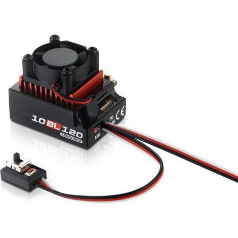 Contrôleur de vitesse électrique 10BL60 60A KSX3654 ESC double mode capteur pour voiture 1/10 1/12 (1/5)