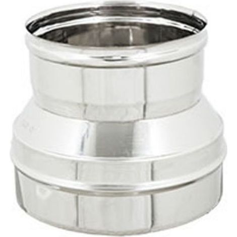 RIDUZIONE INOX PER CANNE FUMARIE Diam. M 130-F 120