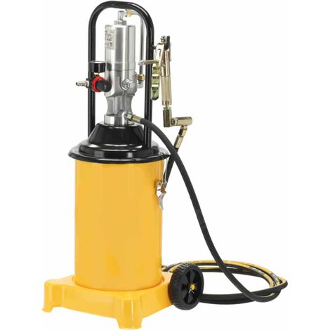 INGRASSATORE PNEUMATICO ARIA BARILE BIDONE 12 LT PISTOLA SERBATOIO GRASSO 950to