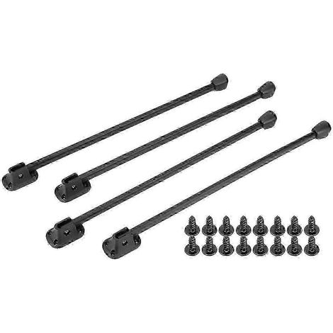 Ensemble de quatre pieds de table de camping, pieds de table pliants robustes avec vis, adaptés aux tables basses tactiques. (1/5)