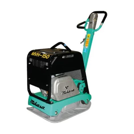 Imer – Plaque vibrante diesel Yanmar L48A – Force centrifuge 27 KN – Vitesse de travail 25 m/min – Poids 160 kg – Compactage surfaces moyennes