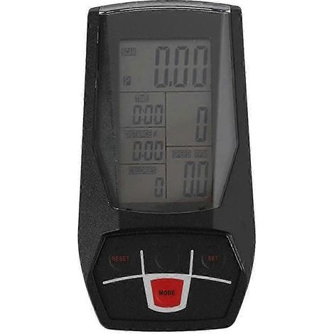Moniteur d'entraînement pour vélo stationnaire avec écran LCD et compteur de vitesse
