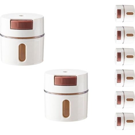 8,8 oz (6er-Set, Weiß) Salz- und Pfefferstreuer-Set, Wandmontage (1/5)