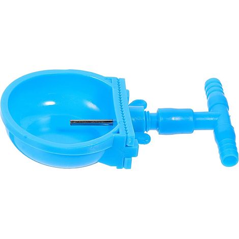 4 Stück Kaninchen Schüsseln aus Kunststoff mit Großem Fassungsvermögen Blauer Wassernapf für Haustiere Einfach zu Bedienen und Tropfsicher für Zuhause und Käfig (1/5)